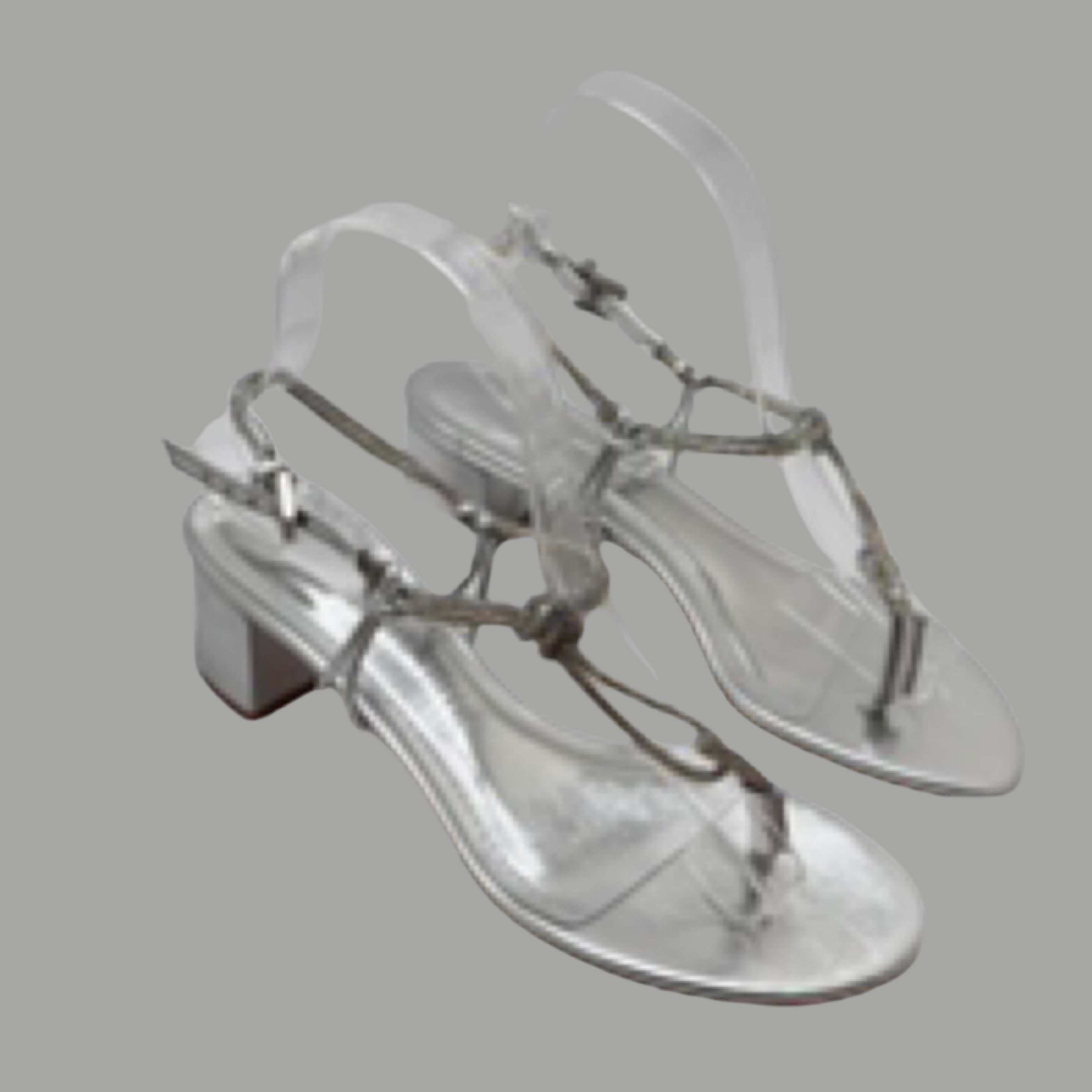 SANDALIA PRATA STRASS SL